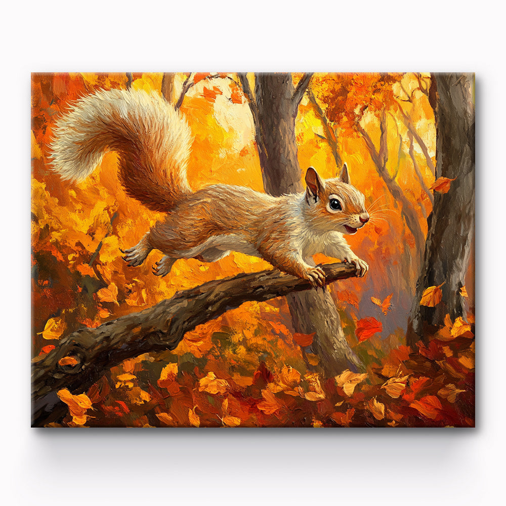 Squirrel Painting By Number 1