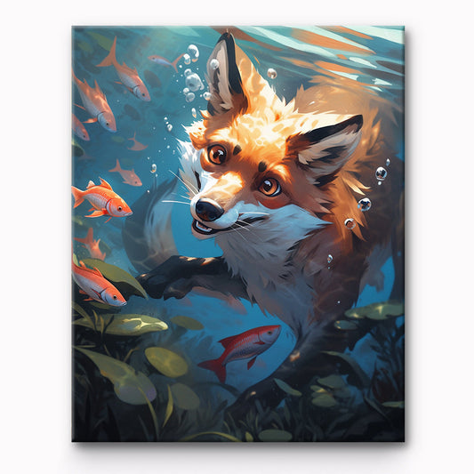 Fox Painting By Number 1