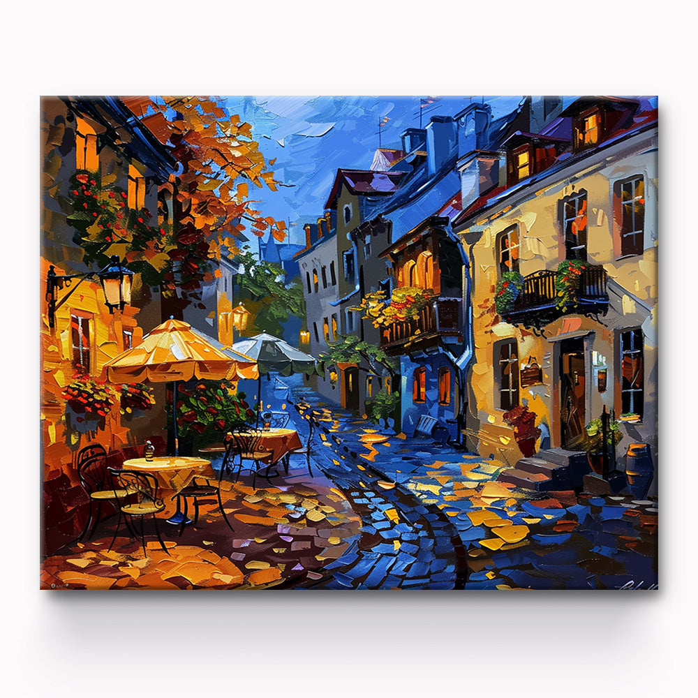 City Streets Painting By Number 1