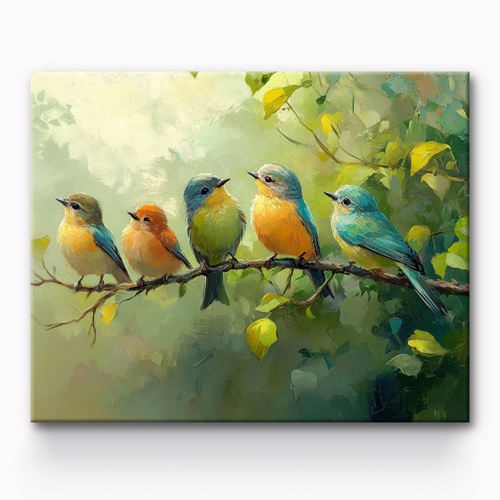 Singing Bird Painting By Number 1