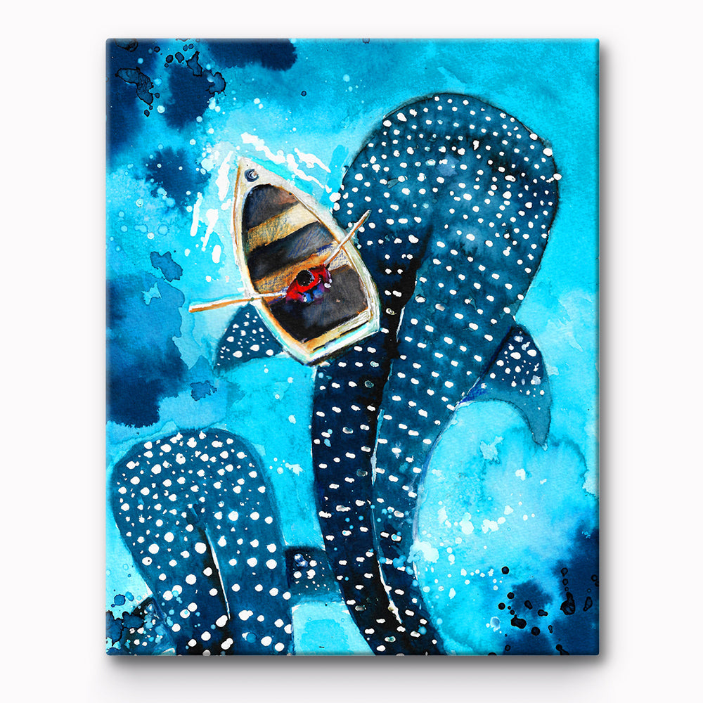 Whale And Boat Painting By Number 1