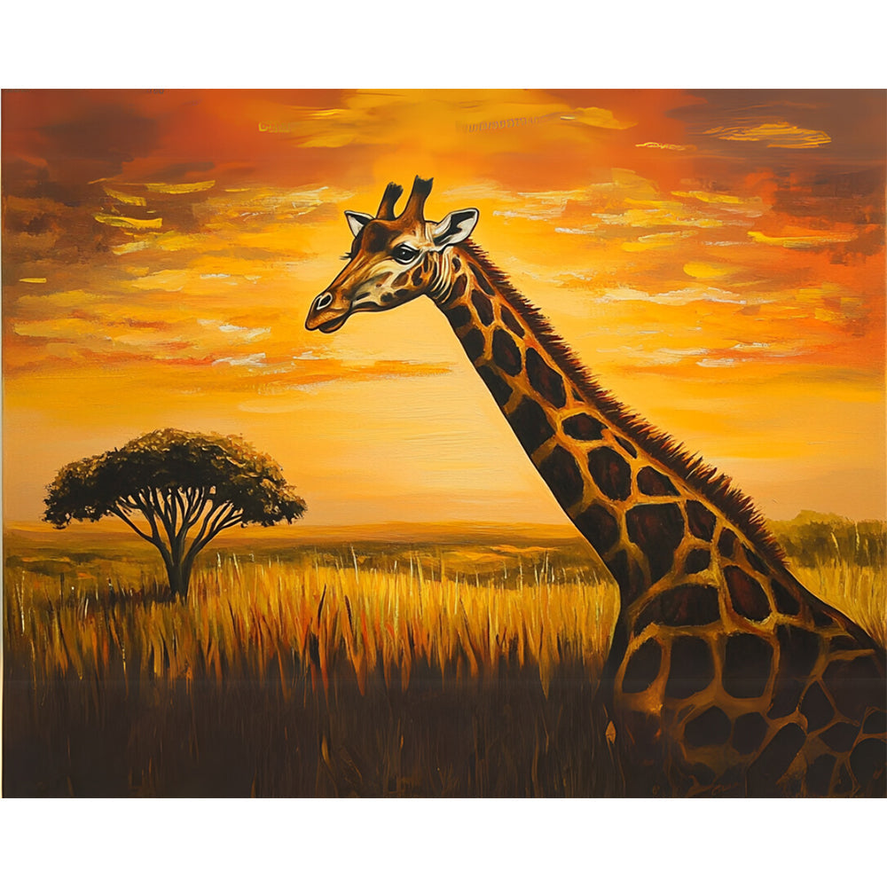 Giraffe Painting By Number 2