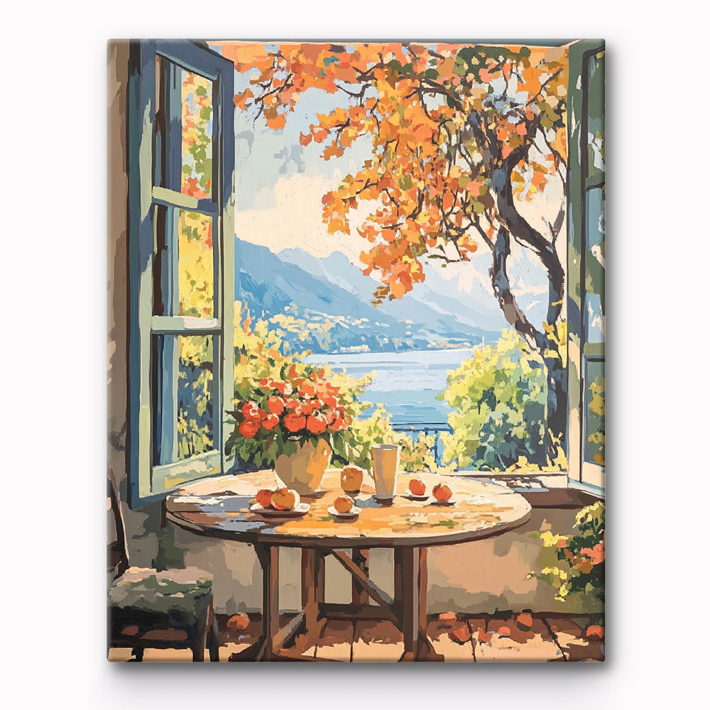 Window View  Painting By Number 1