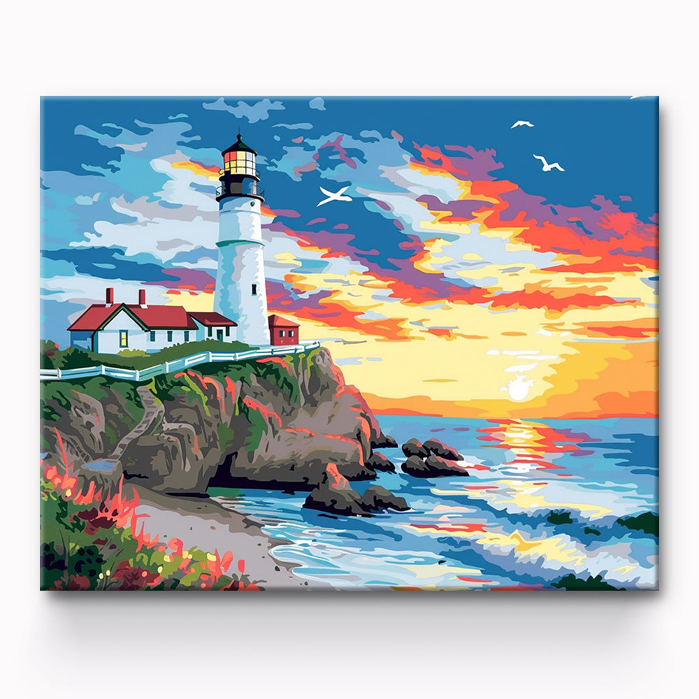 Lighthouse Painting By Number 1