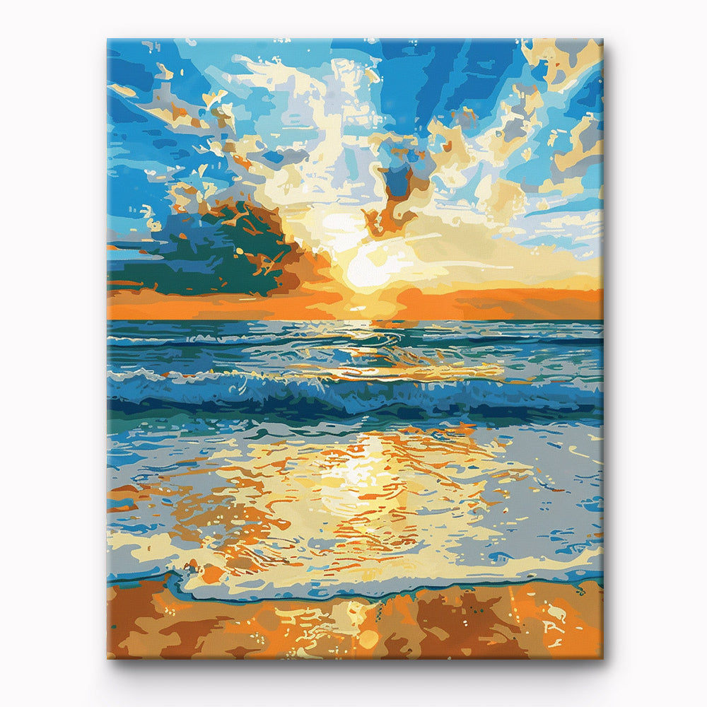 Seafront Painting By Number 1