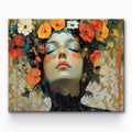 Flower Girl Painting By Number 1