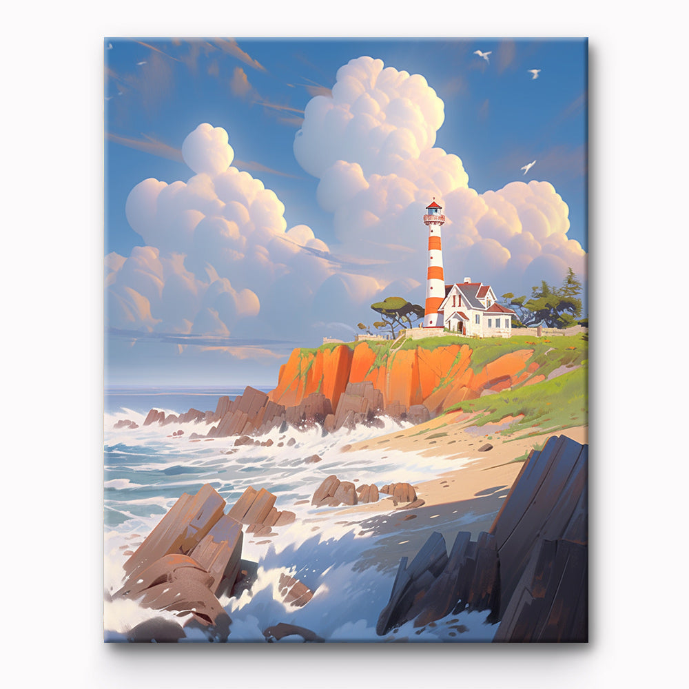 Lighthouse Painting By Number 1