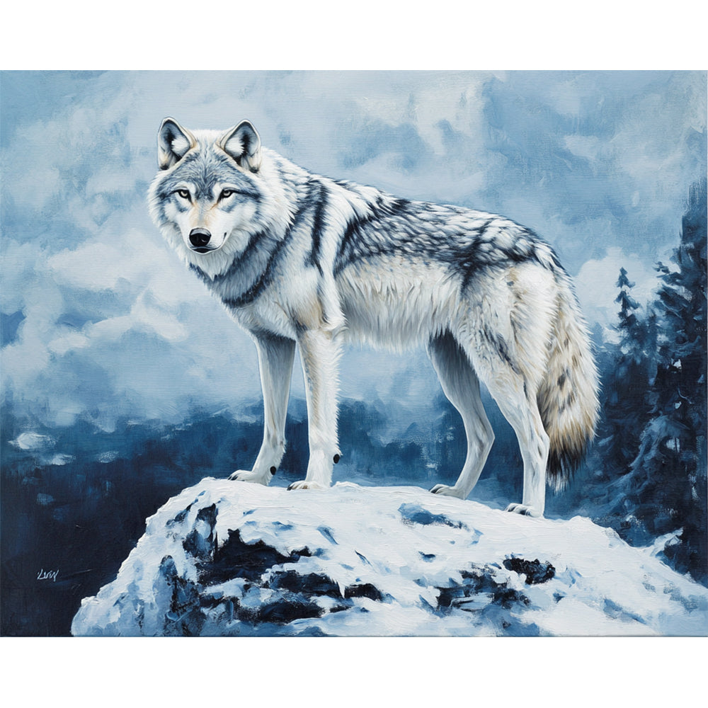 Wolf Painting By Number 2