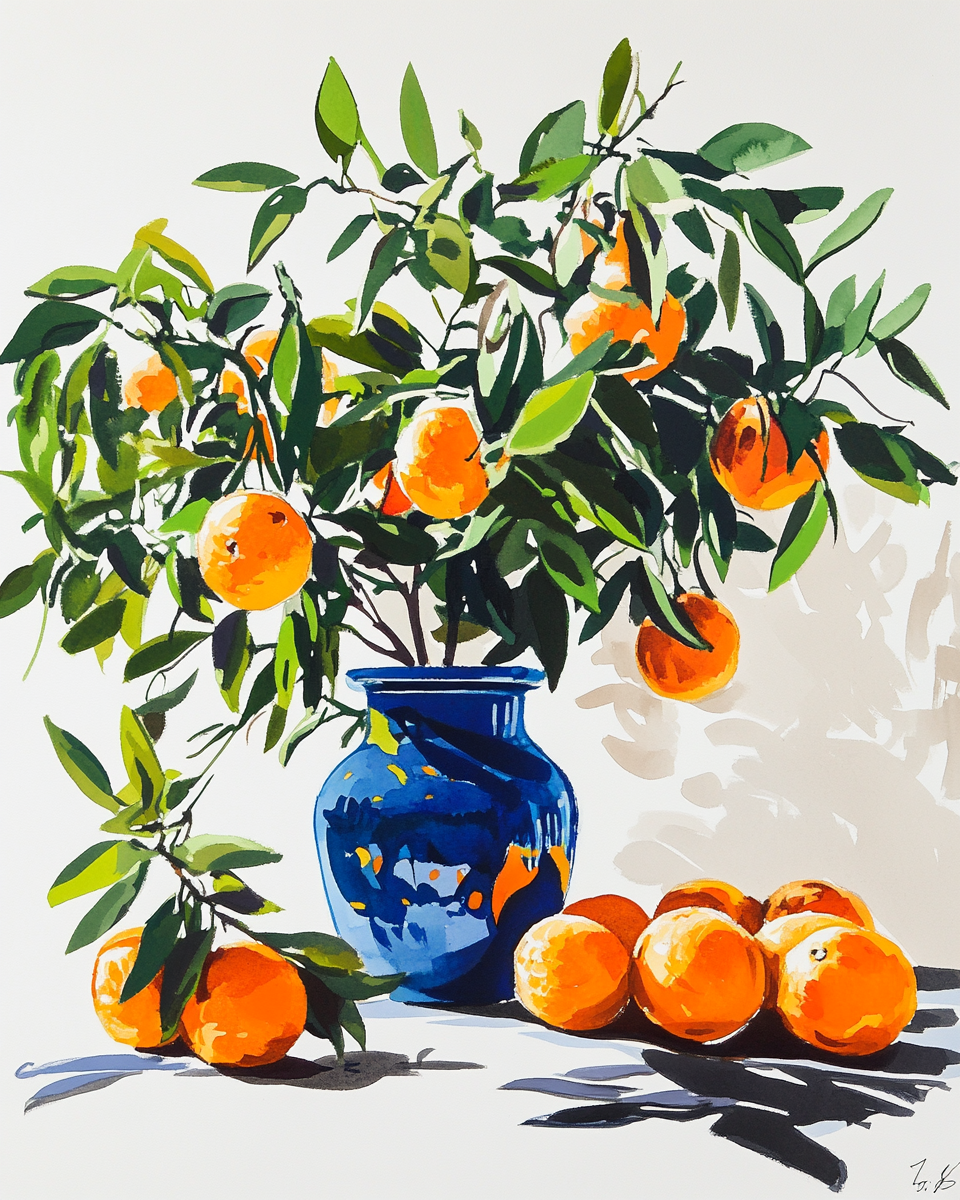 Citrus Fruits Painting By Number 2