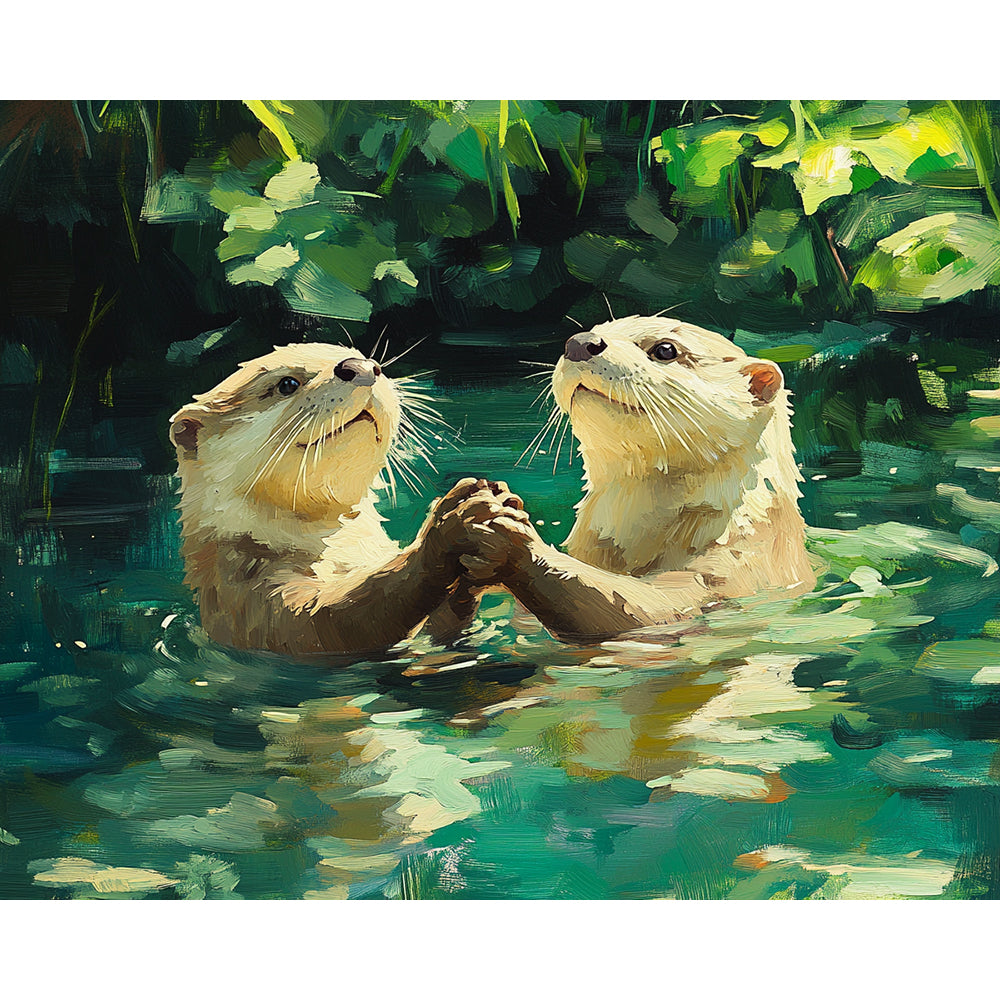 Two Best Friends Suise Painting By Number 2