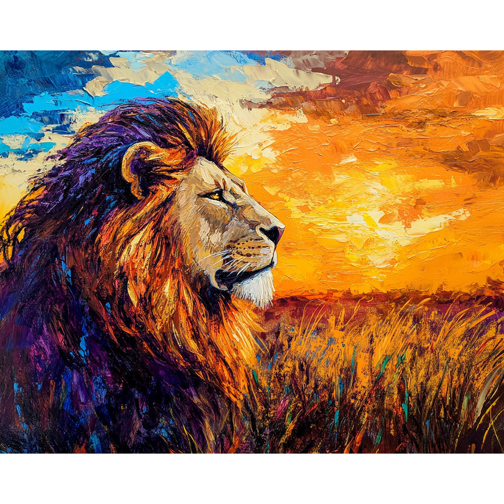Lion Painting By Number 2