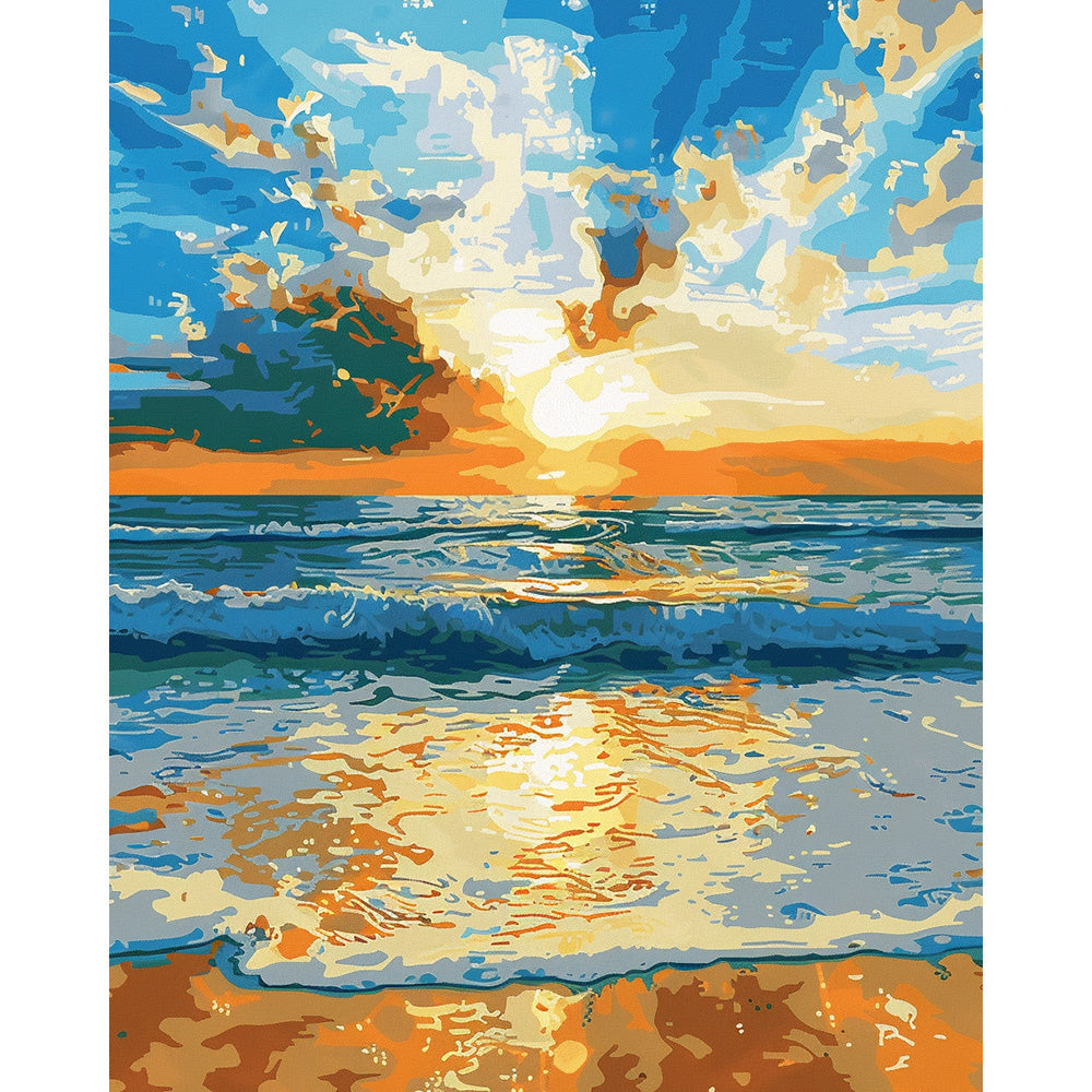 Seafront Painting By Number 2