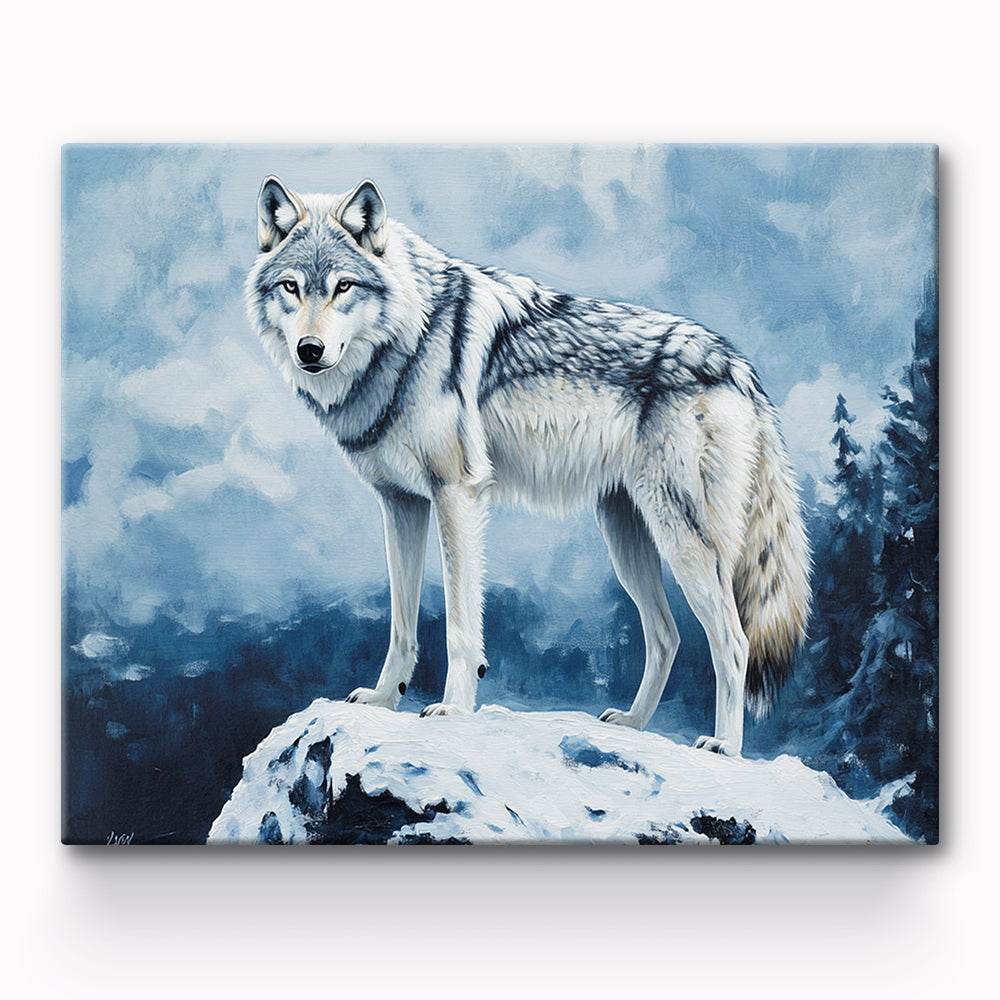 Wolf Painting By Number 1