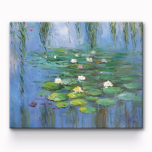 Lotus Leaf Painting By Number 1