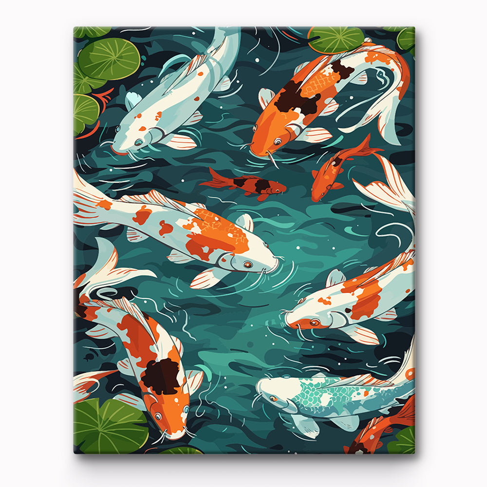 Carps Painting By Number 1