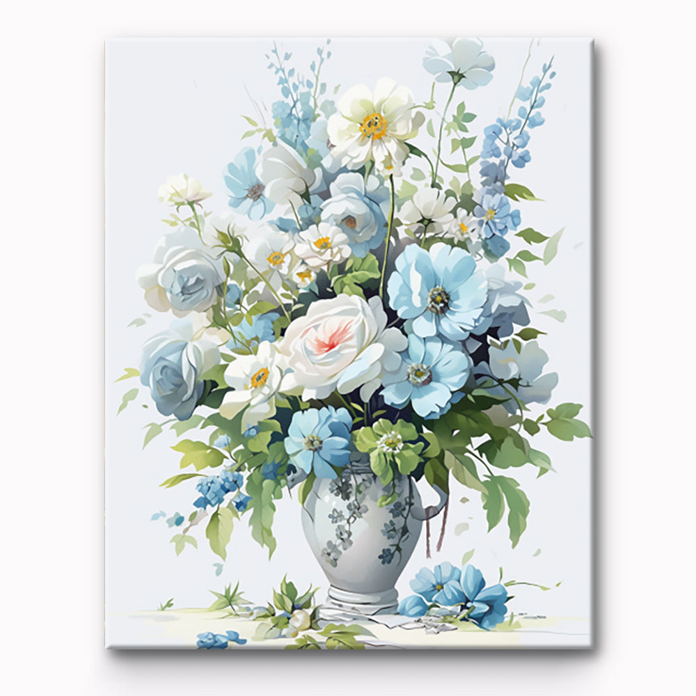 Flowers Painting By Number 1