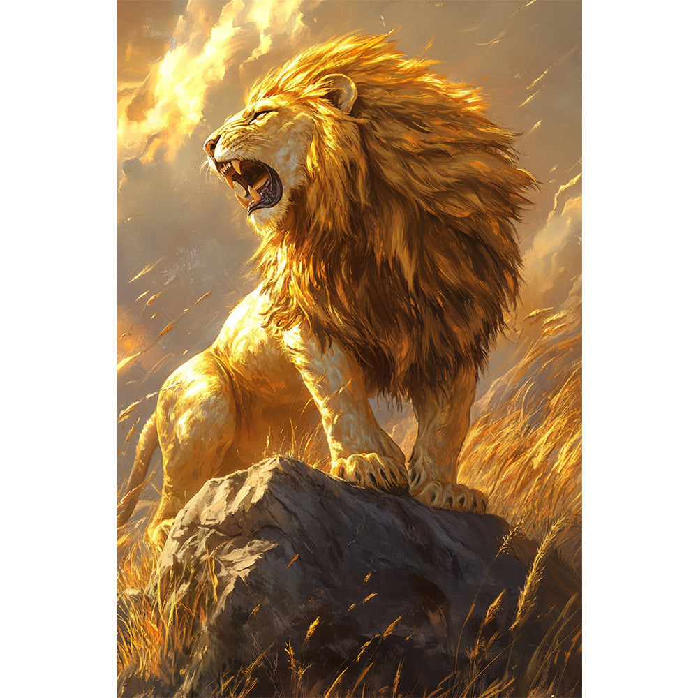 Lion Painting By Number 2