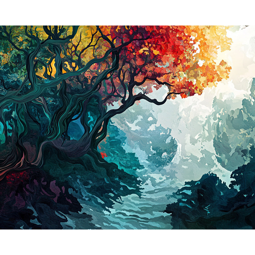 Tress Stream Painting By Number 2