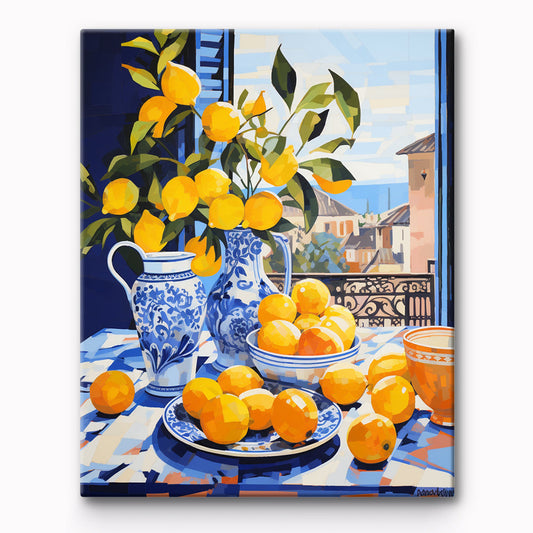 Lemon Painting By Number 1