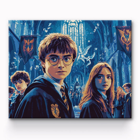 Harry Potter and His Friends Painting By Number 1