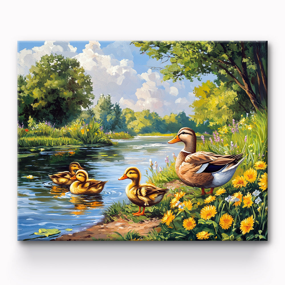 Duck Painting By Number 1
