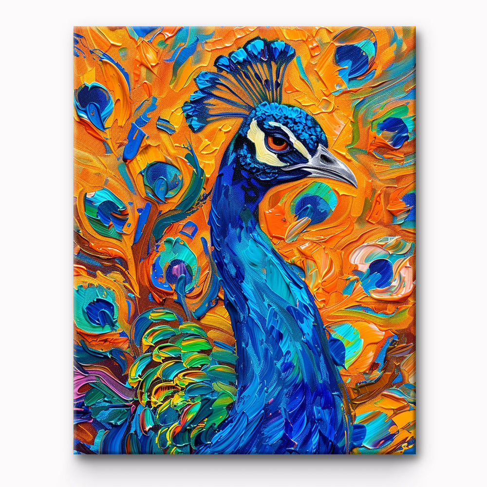 Peacock Painting By Number 1