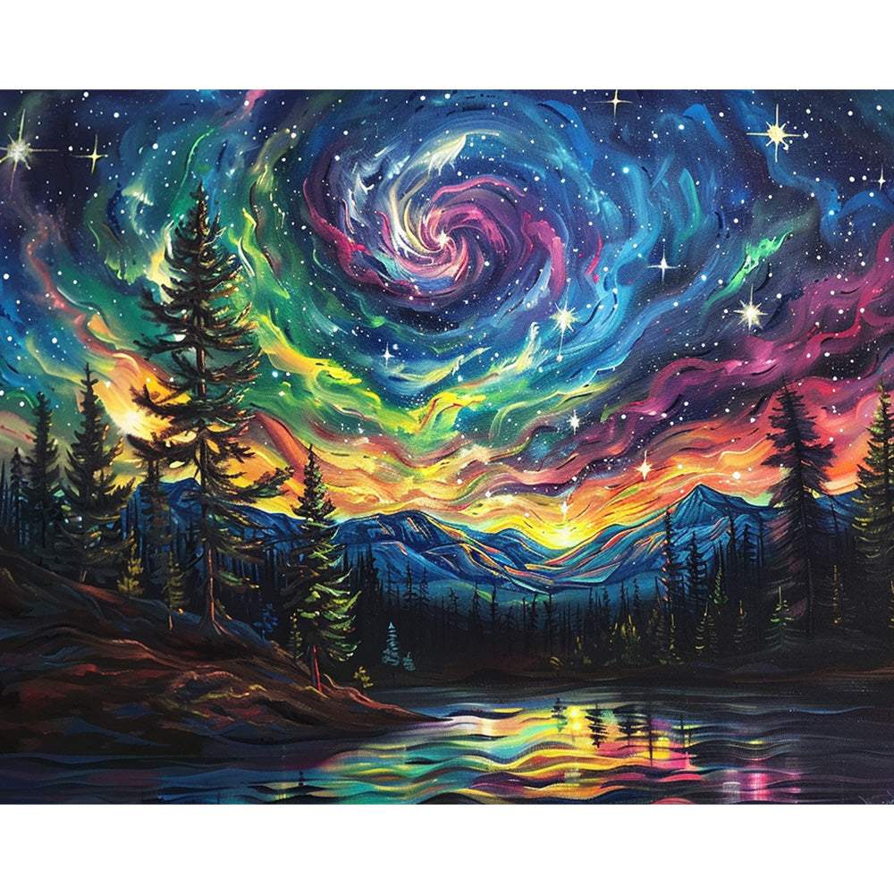 Starry Sky Painting By Number 2