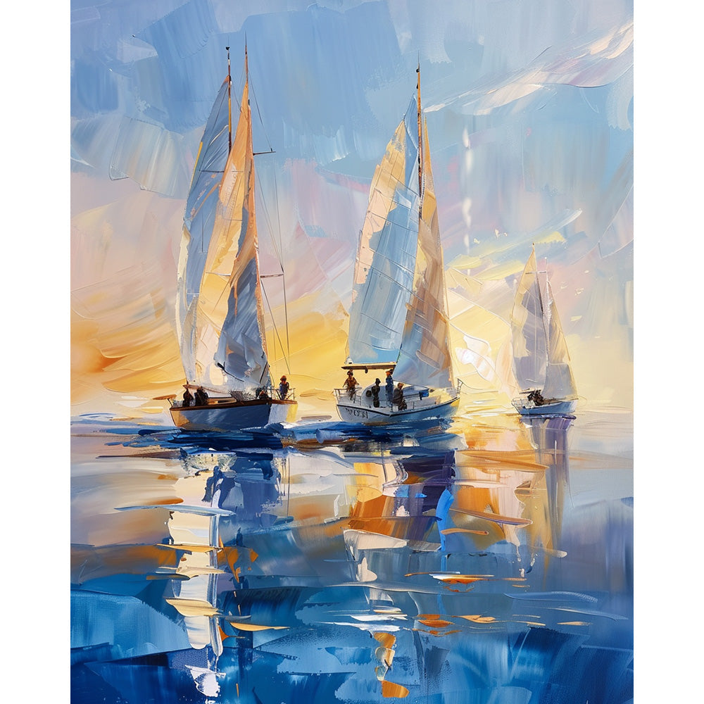Sailboat Painting By Number 2