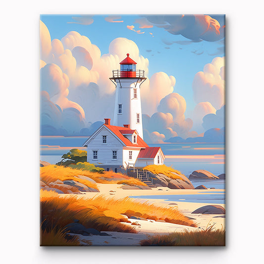 Lighthouses Painting By Number 1