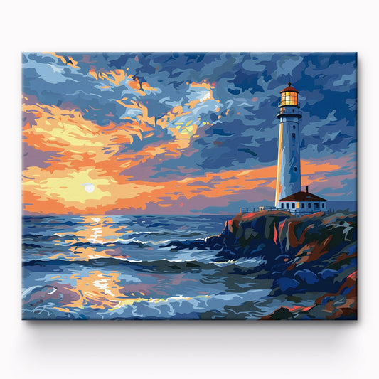Lighthouse Painting By Number 1