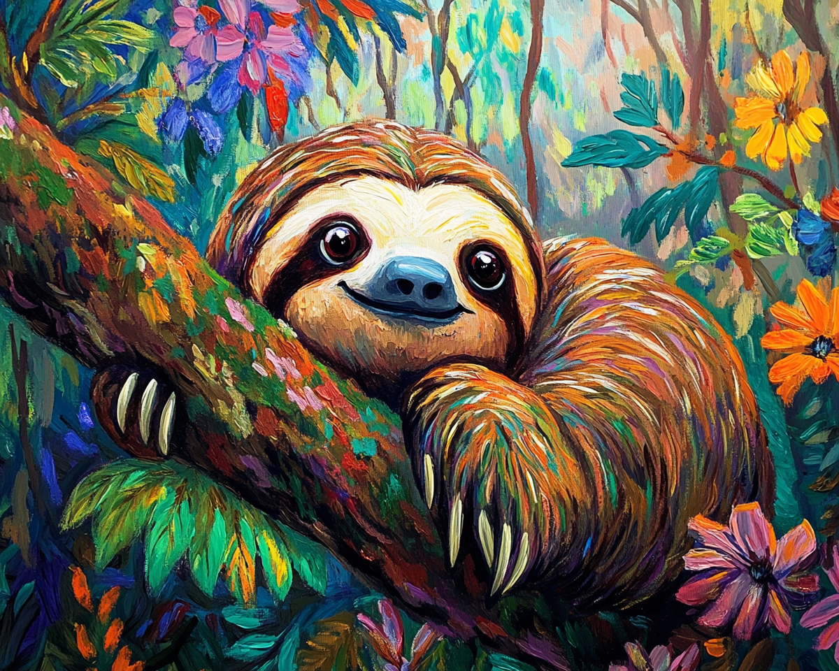 Folivora Painting By Number 2
