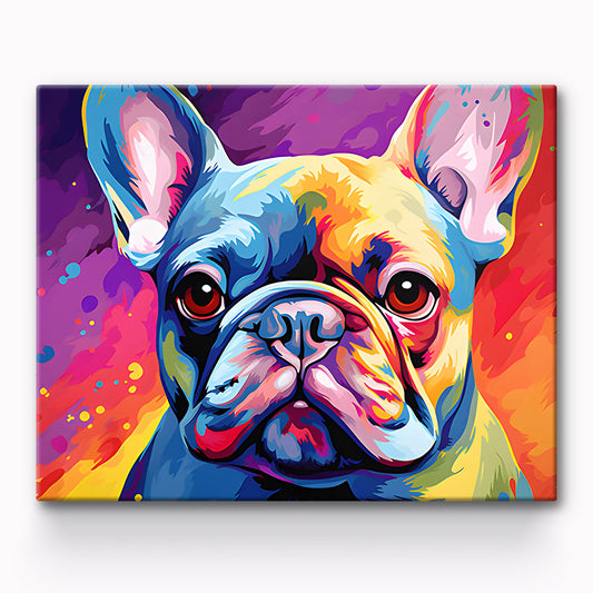 Colorful Dog Painting By Number 1