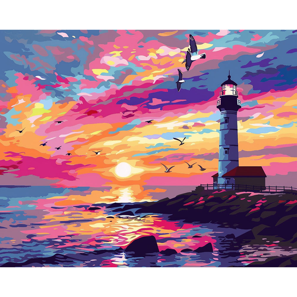 Lighthouse Painting By Number 2