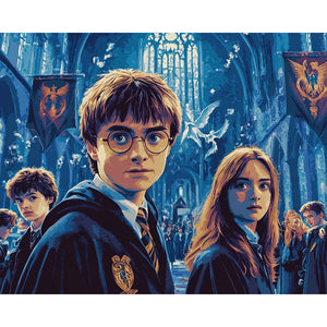 Harry Potter and His Friends Painting By Number 2