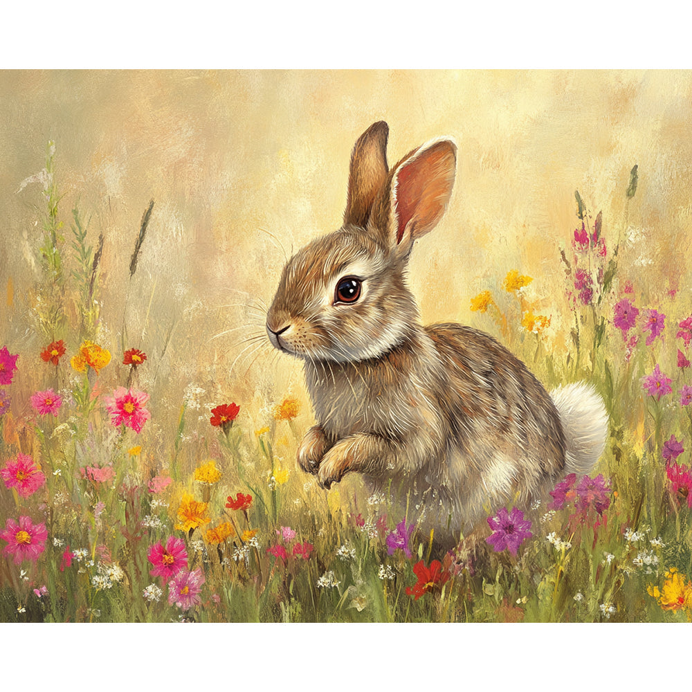 Rabbit Painting By Number 2