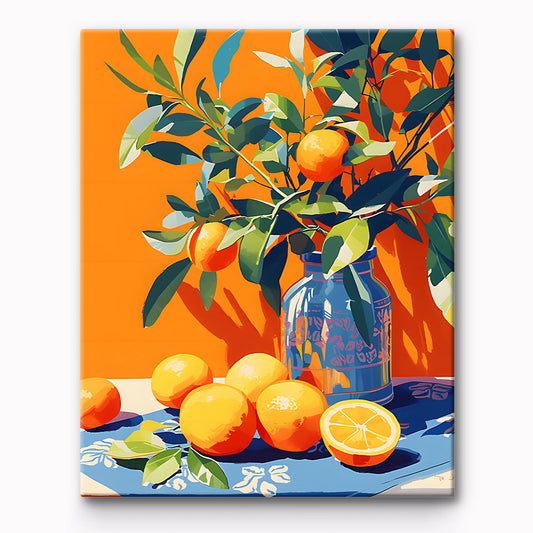 Orange Painting By Number 1