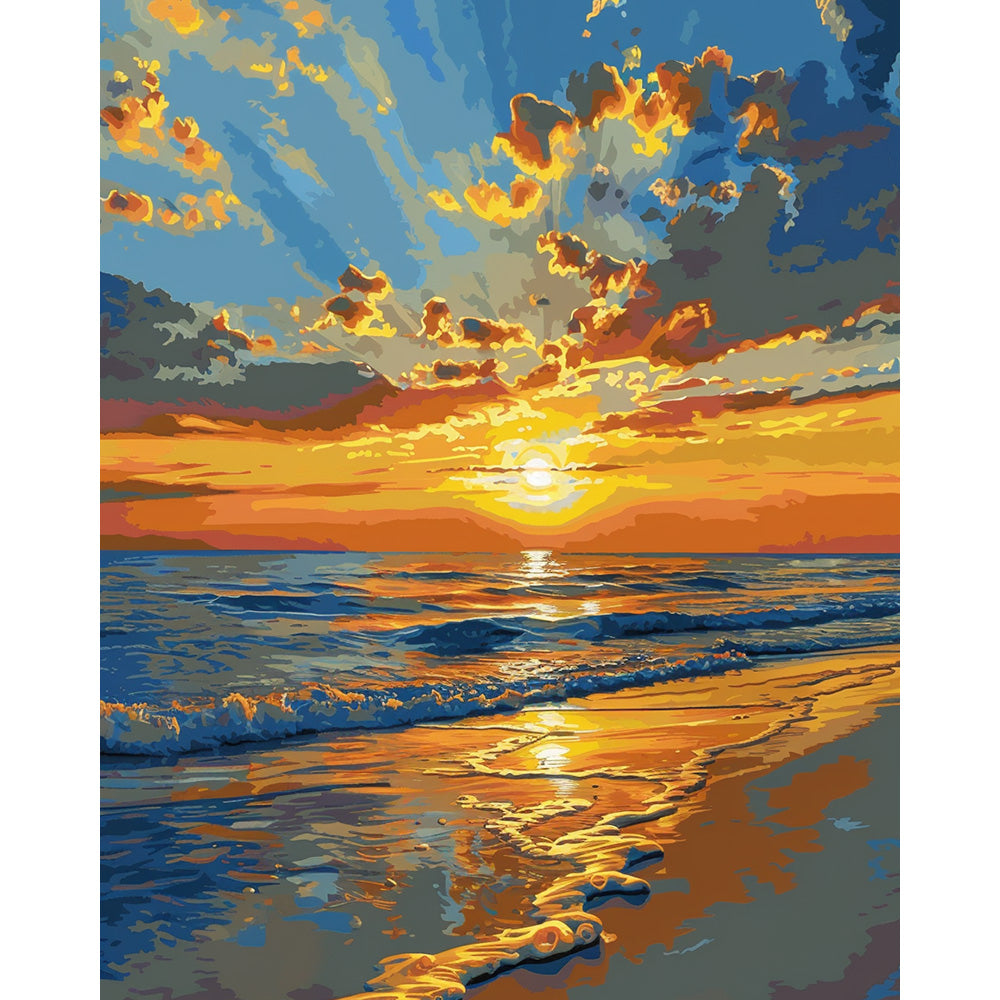 Seafront Painting By Number 2