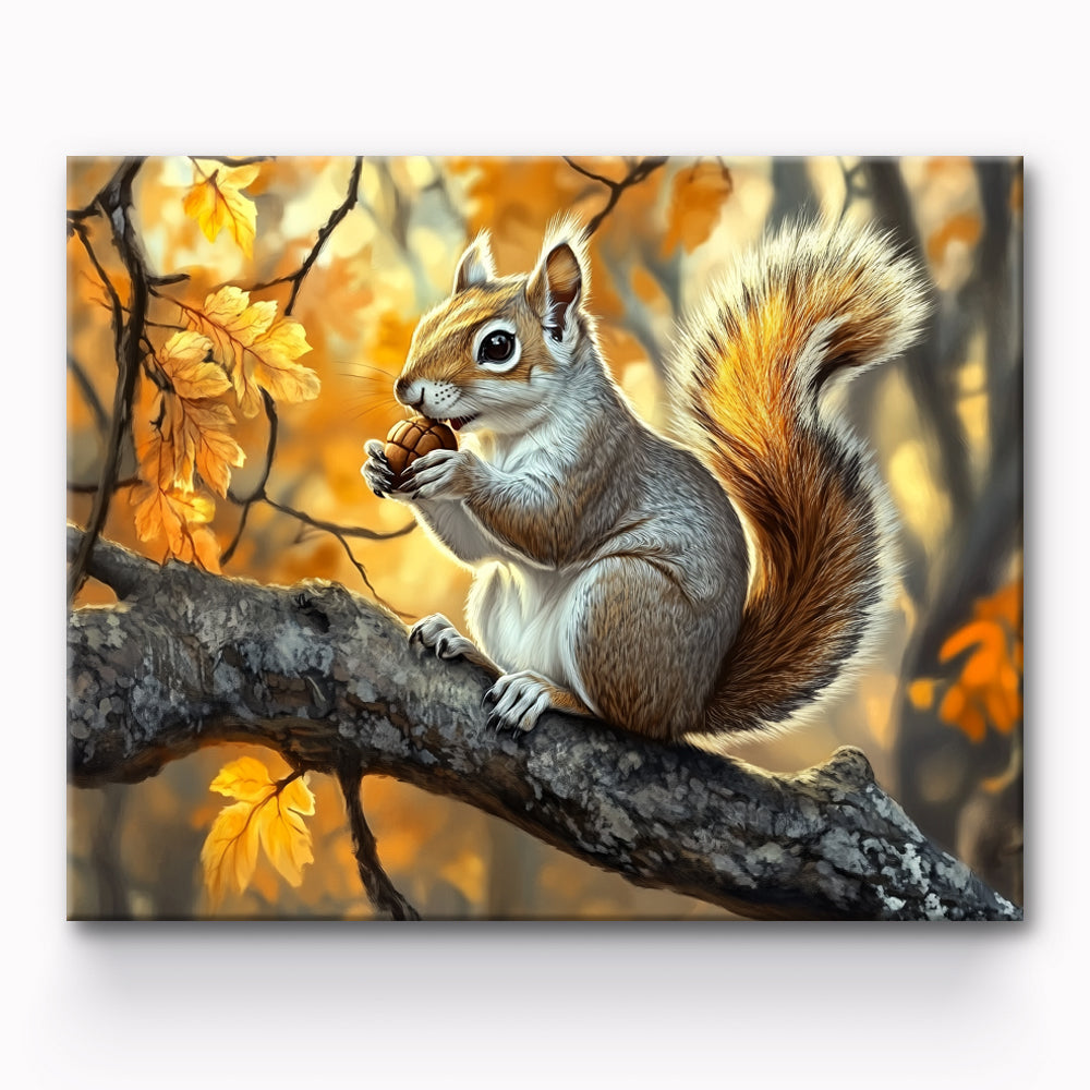 Squirrel Painting By Number 1