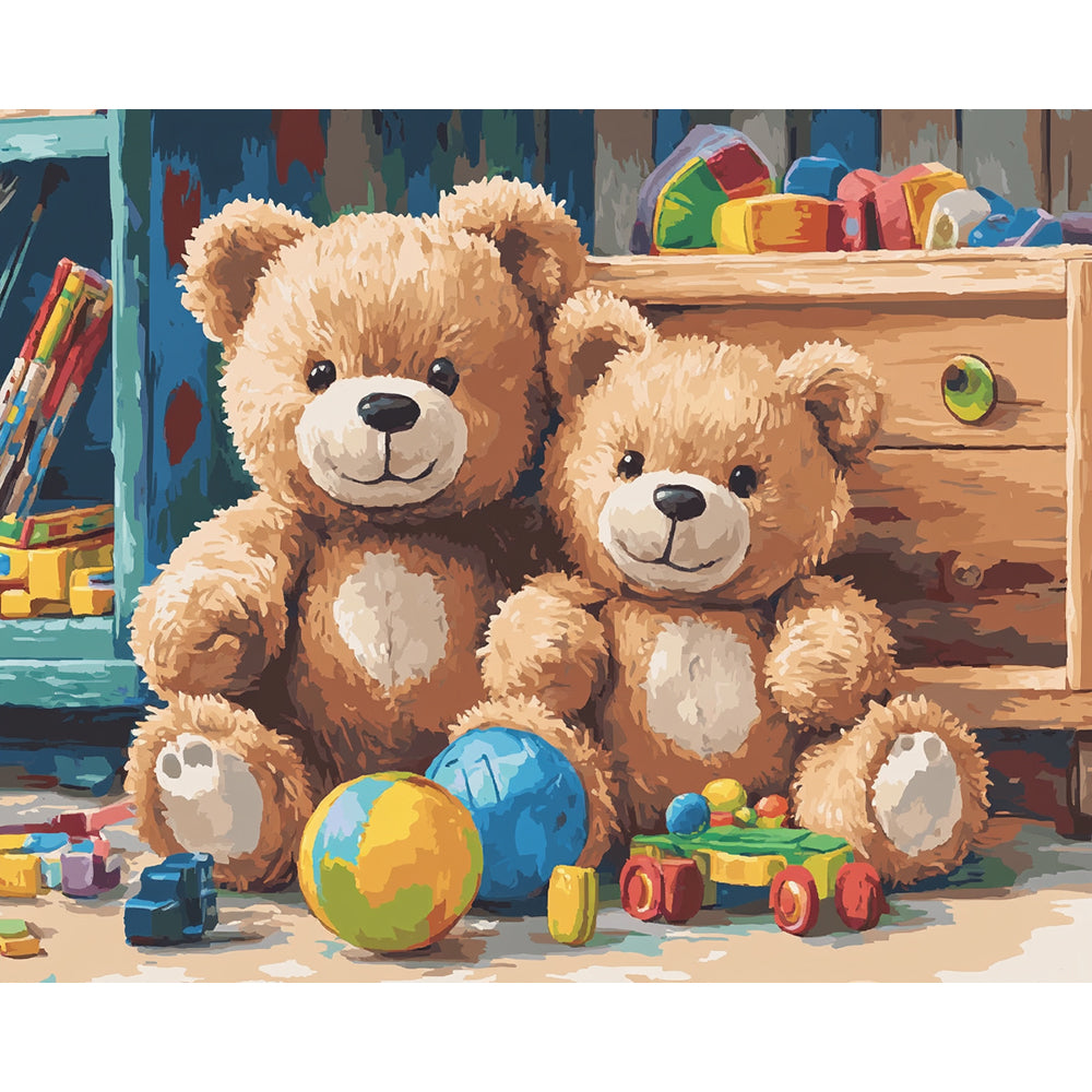 Vinnie Bear Painting By Number 2