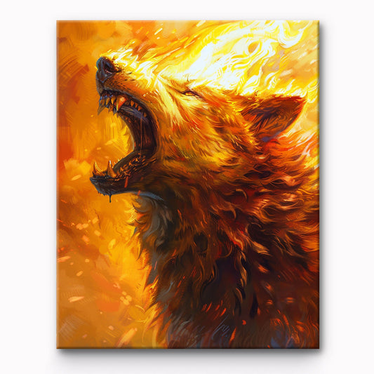 Wolf Painting By Number 1