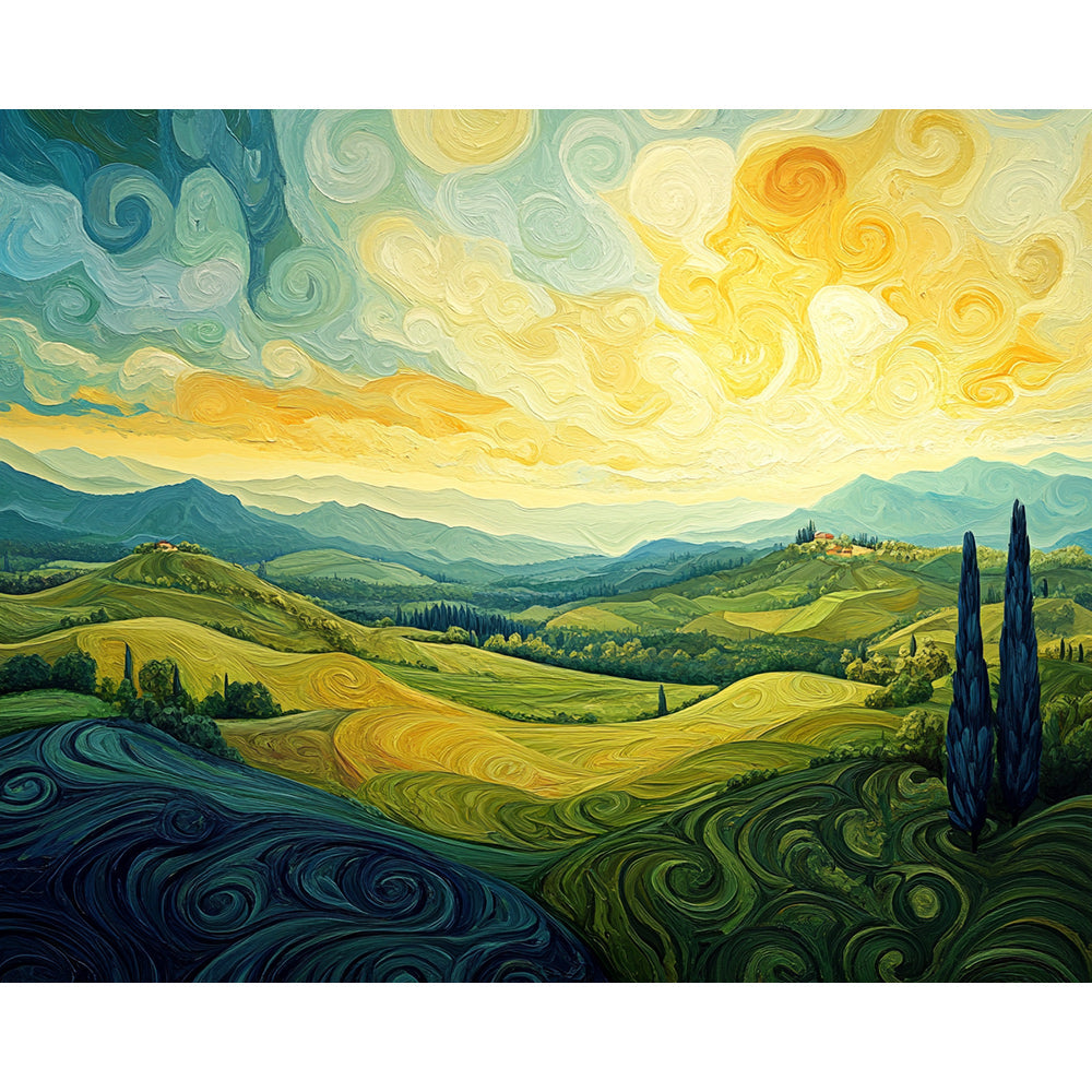 Mountain Lake Painting By Number 2