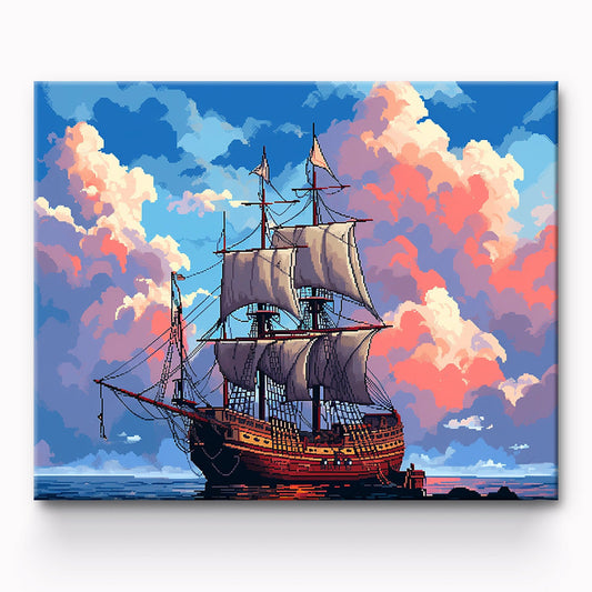 Sailboat Painting By Number 1